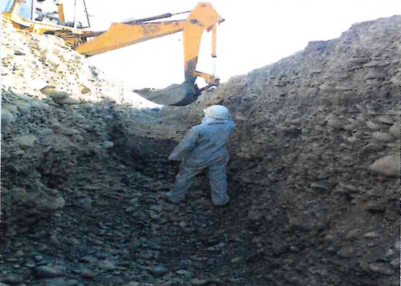 Trench excavation and backfilling