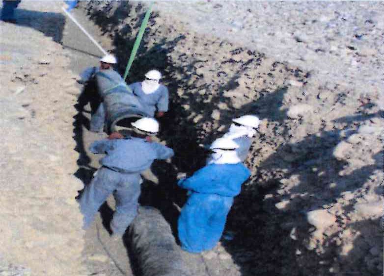 Pipeline jointing in trench