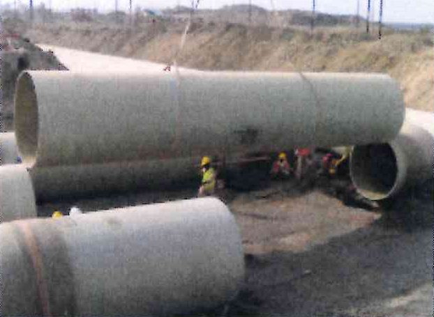 GRP pipe yard